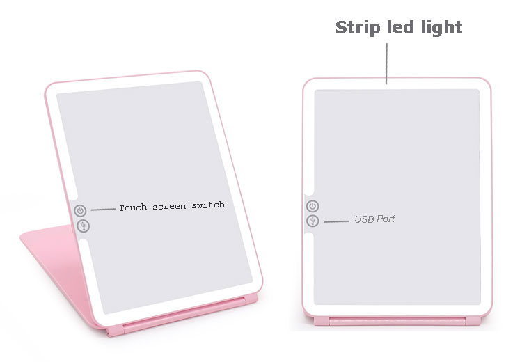 Multifunctional LED Makeup Mirror